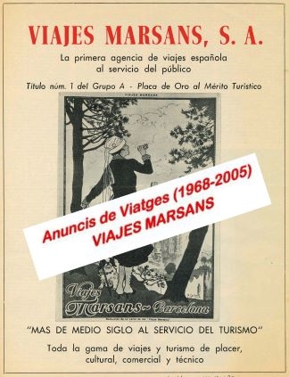 Viajes Marsans, anuncis