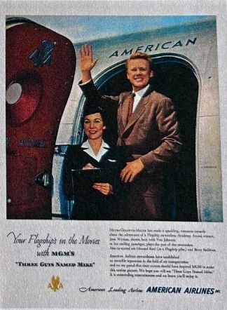 Your Flagship's in the Movies with MGM'S 'THREE GUYS NAMED MIKE'