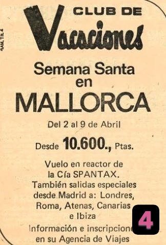 Club de Vacaciones, anuncis agrupats