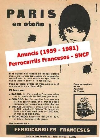 Ferrocarriles Franceses - SNCF, anuncis.