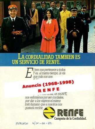 RENFE, anuncis agrupats