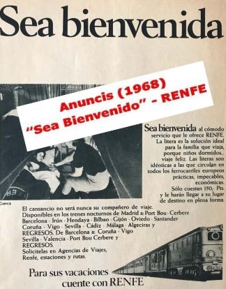 RENFE - Sea binvenido, anuncis