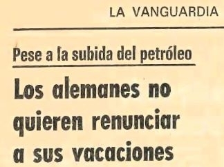Pese a la subida del petróleo, los Alemanes no quieren renunciar a sus vacaciones