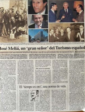 José Meliá Sinisterra. El Primer emperador - Un 'gran señor'