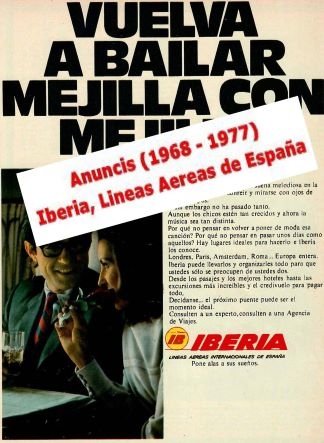 Iberia, lineas aereas de España, anuncis