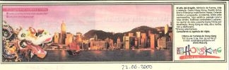 El Dragon está en Hong Kong. El año del dragon...