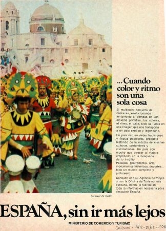 ... Cuando color y ritmo son una sola cosa. ESPAÑA, sin ir más lejos