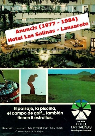 Hotel Las Salinas, Costa Teguise-Lanzarote - Anuncis.