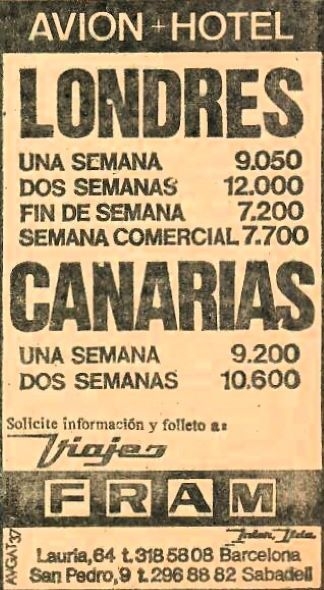 Viajes Fram - Avión + Hotel
