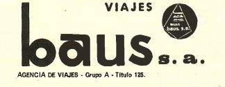 Viajes baus s.a. - siempre a su servicio en: