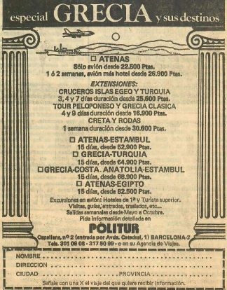 Politur - especial Grecia y sus destinos