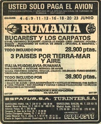 Espatur i Turinter, programas de Euro-Este. - Anuncis