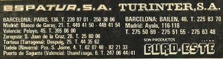 Espatur i Turinter, programas de Euro-Este. - Anuncis
