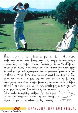 Catalunya. hay que verla - Campanya que Turisme de Catalunya llaça per a tot Espanya