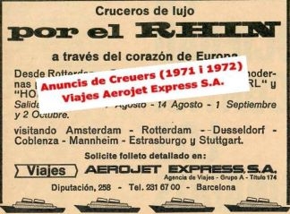 Viajes Aerojet Expres, Cruceros - Anuncis.
