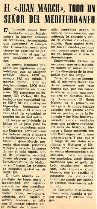 El 'Juan March' todo un señor del Mediterraneo