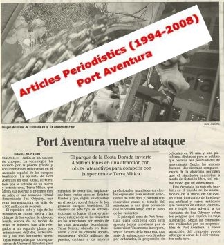 Port Aventura, articles periodistics