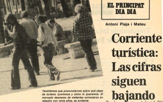 Corriente turística: Las cifras siguen bajando