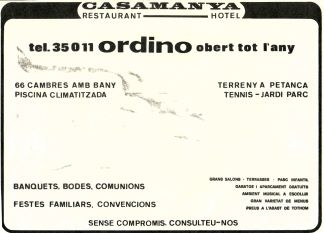 Casamanya, Restaurant-Hotel, Ordino