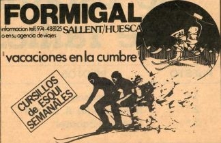 Formigal, cursillos de esqui