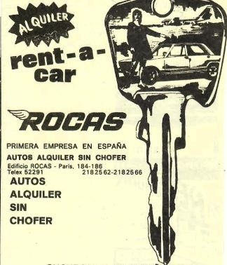 Rocas, Rent a Car (InterRent)