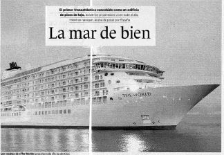The World - el primer transatlantico concebido como edificio de pisos de lujo - La mar de bien