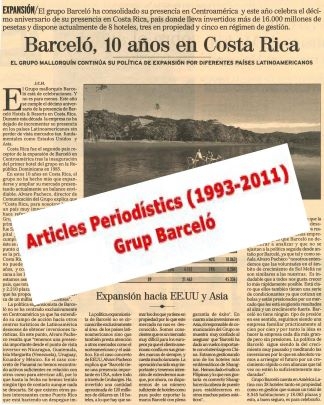 Grupo Barceló, articles periodistics.