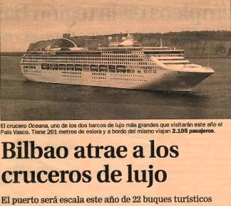 Bilbao atrae a los cruceros de lujo