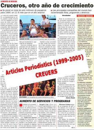 Creuers, articles periodístics