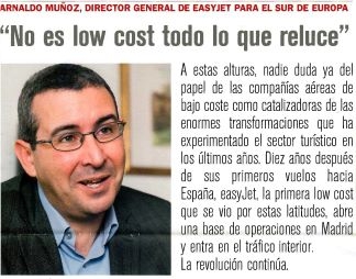 Easyjet - Arnaldo Muñoz, entrevista