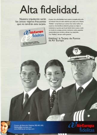 Air Europa, Tarjeta fidelitas