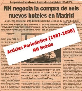 NH Hotels, aricles periodístics