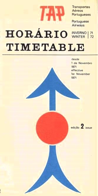 TAP - Horários Inverno 71-72