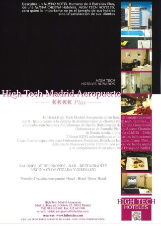 High Tech Madrid Aeropuerrto