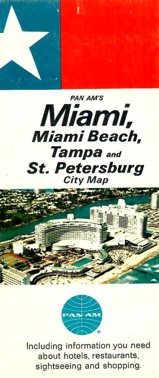 Miami, Miami Beach, Tampa and St. Petersburg City Map