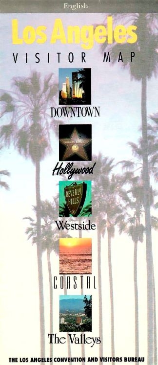Los Angeles, visitor map