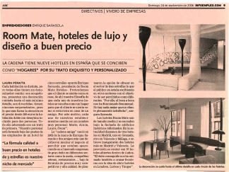 Room Mate, hoteles de lujo y diseño a buen precio