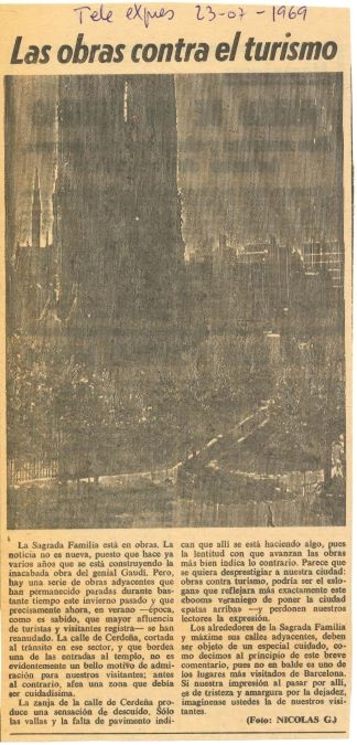 Las obras contra el turismo