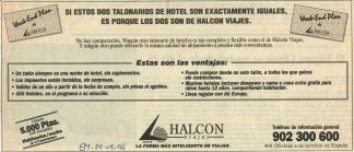 Viajes Halcon - Talonario Week-End Plan