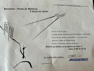 Buquebus, Barcelona a Palma de Mallorca 3 horas en coche