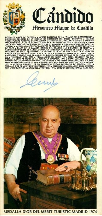 Cándido, Mesonero Mayor de Castilla