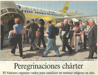 Peregrinaciones Chárter