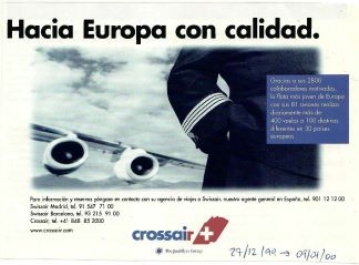 Crossair - Hacia Europa con Calidad