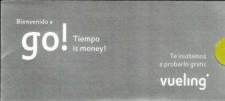 Vueling - Bienvenido a go! Tiempo is money!