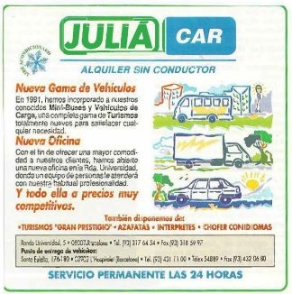 Juliá Car - Alquiler sin conductor