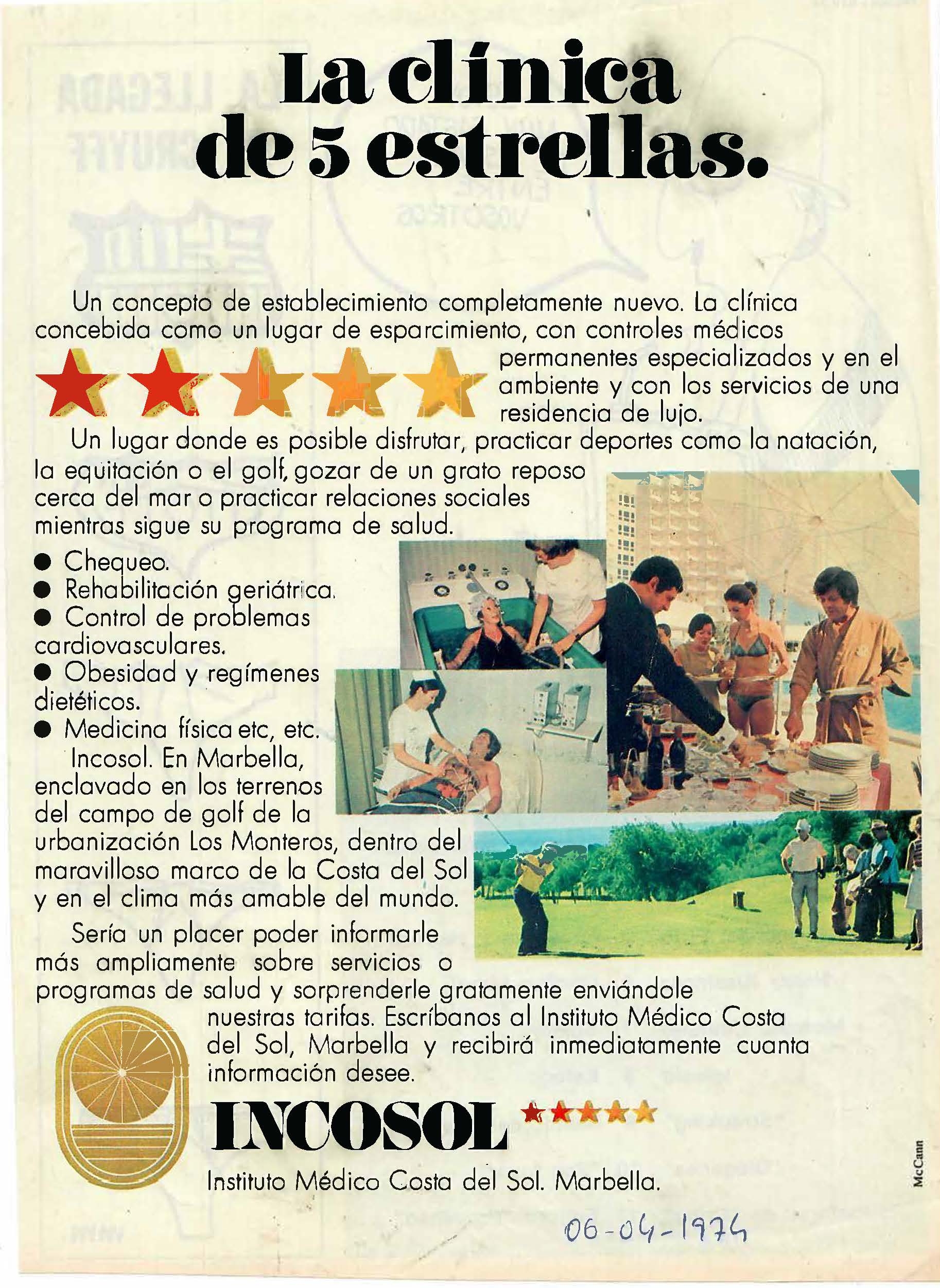 INCOSOL - La clínica de 5 estrellas