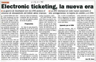 Electronic Ticketing