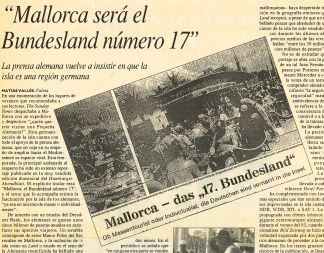 Mallorca será el Bundesland número 17