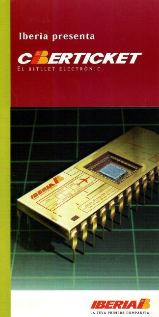 Iberia presenta CIBERTICKET, el bitllet electrònic