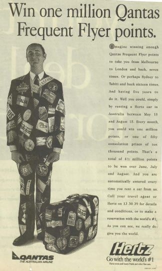 Qantas - Win one milion Qantas Frequent Flyer points